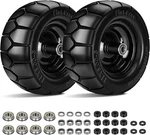 11x6.00-5 Flat Free Tire,2 Pack Tires For Zero Turn Mower 11*6.00-5. Fixed Price $127.70.