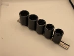Blue Point Ttwy321a 5pc 1/2" Shallow Twist Impact Turbo Socket Set 3/4" - 1". Fixed Price $89.99.