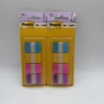 Post It Tabs Self Stick Colorful Durable Repositionable Office Organization 2 Pk. Fixed Price $16.91.