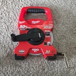 Milwaukee 100 Ft Magnetic Retractable Long Tape Reel W/belt Clip 48-22-5201. Fixed Price $27.99.