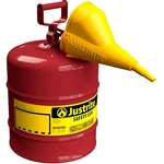 Justrite 5 Gallon Type I Red Safety Gas Can For Gasoline, And Funnel. Fixed Price $88.14.