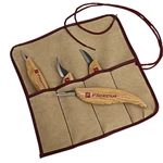 Flexcut #kn100 4-piece Carving Knife Set With Tool Roll. Fixed Price $87.96.