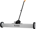 Toolwiz 36'' Magnetic Sweeper With Wheels, 50 Lbs Capacity 36 Inches, Silver. Fixed Price $103.66.