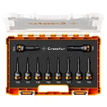 Crosstar 10-piece Impact Torx Bit Socket Set(t25 T70), 1/2" Drive Cr-mo Steel, L. Fixed Price $76.99.