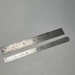 2 Vtg Machinist Tool General Tools 376 Ruler Stainless Steel 6" Companion 9-4030. Fixed Price $11.02.