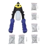 1/4in Hand Riveting Gun Tool Set 210 Rivets & 5 Nosepieces 13" Riveter. Fixed Price $30.75.