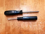 Snap On #1 Phillips Flat Tip Screw Drivers Black Handles Lot Of 2. Fixed Price $22.00.