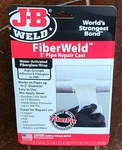 J-b Weld Fiberweld 2" Pipe Repair Cast -water Activated Fiberglass Wrap- #38260. Fixed Price $13.89.