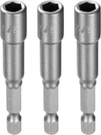 Harfington 3pcs Hex Nut Driver Drill Bit 1/4" 6-point Socket 1/4", Gray. Fixed Price $7.70.