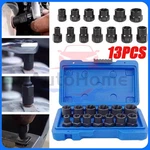 Impact Bolt Extractor Set Nut Remover Stripped Extraction Socket Tool 13pcs. Fixed Price $12.75.