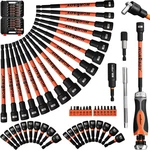 Horusdy 59pcs Magnetic Nut Driver Set With 6-in-1 Ratcheting Screwdriver Hand.... Fixed Price $58.99.