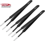 Uxcell Esd-13 Tweezers, Anti-static Stainless Steel Non-magnetic Blunt Tip For C. Fixed Price $11.85.
