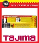 10 X Tajima Rock Hard 25mm Snap Off Utility Knife Blades Lcb65. Fixed Price $15.73.
