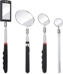 Bbto 4 Pieces Telescoping Inspection Mirror Led Lighted Flexible.... Fixed Price $28.22.