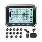 Trailer Tire Pressure Monitoring System Tpms, 4.5" Solar Monitor With 14 Sens.... Fixed Price $468.18.