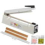 Vevor 12" Aluminum Hand Impulse Heat Sealer Machine Poly Plastic Bags Sealing. Fixed Price $42.69.