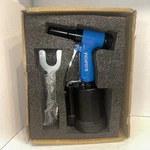 Fichfoye Heavy Duty Pneumatic Rivet Gun, 3500 Lbf Gun Set- 3/32", 1/8". Fixed Price $57.01.