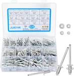 620pcs Pop Rivets Assortment Kit, 14 Sizes Aluminum Blind (3/32" 1/8" 5/3. Fixed Price $18.34.