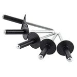 Ispinner 50pcs 3/16" X 1/2" Large Flange Aluminum Assorted Sizes , Colors. Fixed Price $14.51.