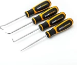 Gearwrench 84040h 4 Piece Hook & Pick Set Dual Composite W/ Carry Pouch. Fixed Price $18.76.