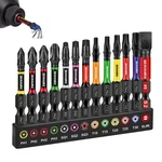 Geinxurn 13pcs Impact Phillipes/square/slotted Screwdriver Bits Set, 2'' Magneti. Fixed Price $21.32.