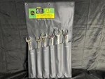 John Deere Oem 6 Piece Sae Full Polished Combination Wrench Set - Ty27695. Fixed Price $414.31.