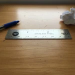 6 Inch Flexible Precision Stainless Steel Ruler With Non-slip Cork Backing. Fixed Price $8.99.