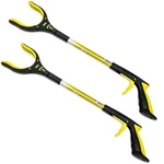 Rms 2 Pack 21 Inch Short Grabber Reacher With (pack Of 2), Yellow. Fixed Price $52.99.