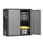 Metal Garage Wall Cabinet Workshop Mounted Storage Tool Box. Fixed Price $79.99.