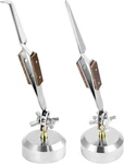 Third Hand Tweezers, 2 Pack (straight + Curved) Cross Locking Jewelry Welding/so. Fixed Price $25.90.