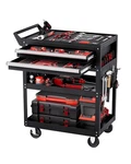 Vevor 5-tier Tool Cart On Wheels 400 Lb Rolling Work With Drawer & Pegboard. Fixed Price $156.90.