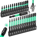 Grenpro Torx Bit Set 29pcs Impact Driver Set, S2 Steel Screwdriver S.... Fixed Price $21.05.