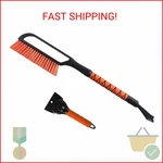 Yeecopon 27" Snow Brush & Ice Scraper For Car Windshield, Detachable Scrape. Fixed Price $22.34.