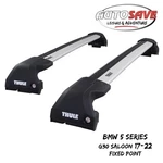Thule Wingbar Edge Silver Roof Bars For Bmw 5 Series Saloon G30 17-22 Fixpoints. Fixed Price $422.00.