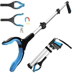 Housolution Reacher Grabber Tool, 43" Extra Long Grabbers For Elderly, Blue. Fixed Price $15.25.