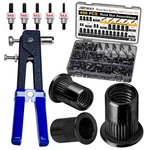 Rivet Nut Tool Kit, 490pcs Black Zinc Metric Combination (m8/m6/m5/.... Fixed Price $54.96.