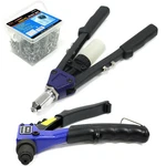 8" And 13" Hand Riveter W/ 1000 Pc Assorted Rivet Set Pop Nut Gun Setting Tool. Fixed Price $54.99.