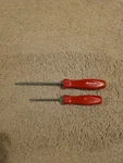 Snap-on Tools Usa Sddp421ra & Sddp631ra Red Hard Handle Phillips Screwdriver. Fixed Price $54.10.