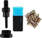 Rivet Nut Tool Mandrel 10/24 And 10 Nuts, Sae-10/24, Black. Fixed Price $13.05.