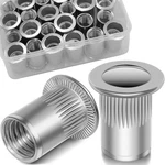 Vifmy 3/8''-16 Unc Rivet Nut, 28pcs 304 Sae 3/8"-16 - 28 Pcs, Silver. Fixed Price $20.58.
