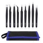 Kaverme 9pcs Precision Tweezers Set, Upgraded Antistatic Stainless Steel Of T.... Fixed Price $20.69.