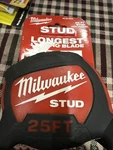 Milwaukee Stud Longest Lasting Blade Tool 48-22-9925 25' Measuring Tape. Fixed Price $49.97.