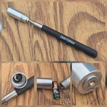 Vintage Craftsman Long Extendable Magnetic Pick-up Tool With Light 46946 Works. Fixed Price $19.99.