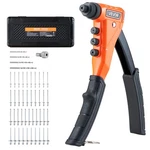 Vevor Pop Rivet Gun Kit Single Hand Riveter With 200 Blind Rivets For Metal. Fixed Price $21.99.