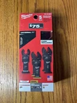 Milwaukee 5 Pc Multi-tool Blade Kit W/case! Open-lok Anchor Multitool Brand New!. Fixed Price $22.95.