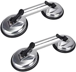 2 Pack Glass Suction Cup,aluminium Heavy Duty Vacuum Lifter For Moving Glass/win. Fixed Price $40.99.
