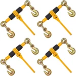 Ratchet Chain Binders, 1/4"-5/16", 2600 Lbs Safe Working Load, 4 Pack Load Binde. Fixed Price $108.59.