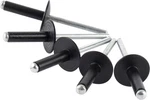 Ispinner 50pcs 3/16" X 1/2" Large Flange 1/2", Black. Fixed Price $13.92.