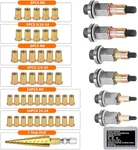 Hand Rivet Nut Tool M6 Nutsert 6pcs Mandrels & 42pcs Nuts M8 Riveter. Fixed Price $37.18.
