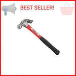 Yiyitools Claw Hammer With Fiberglass Handle 16-oz, Red And Black (yy-1-003). Fixed Price $16.53.
